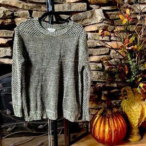 Knit Sweater with Back Tie